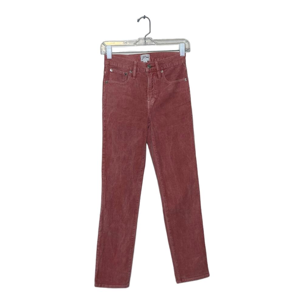 J.Crew blush pink corduroy vintage straights stretch jeans size 24- 0 - Picture 7 of 8